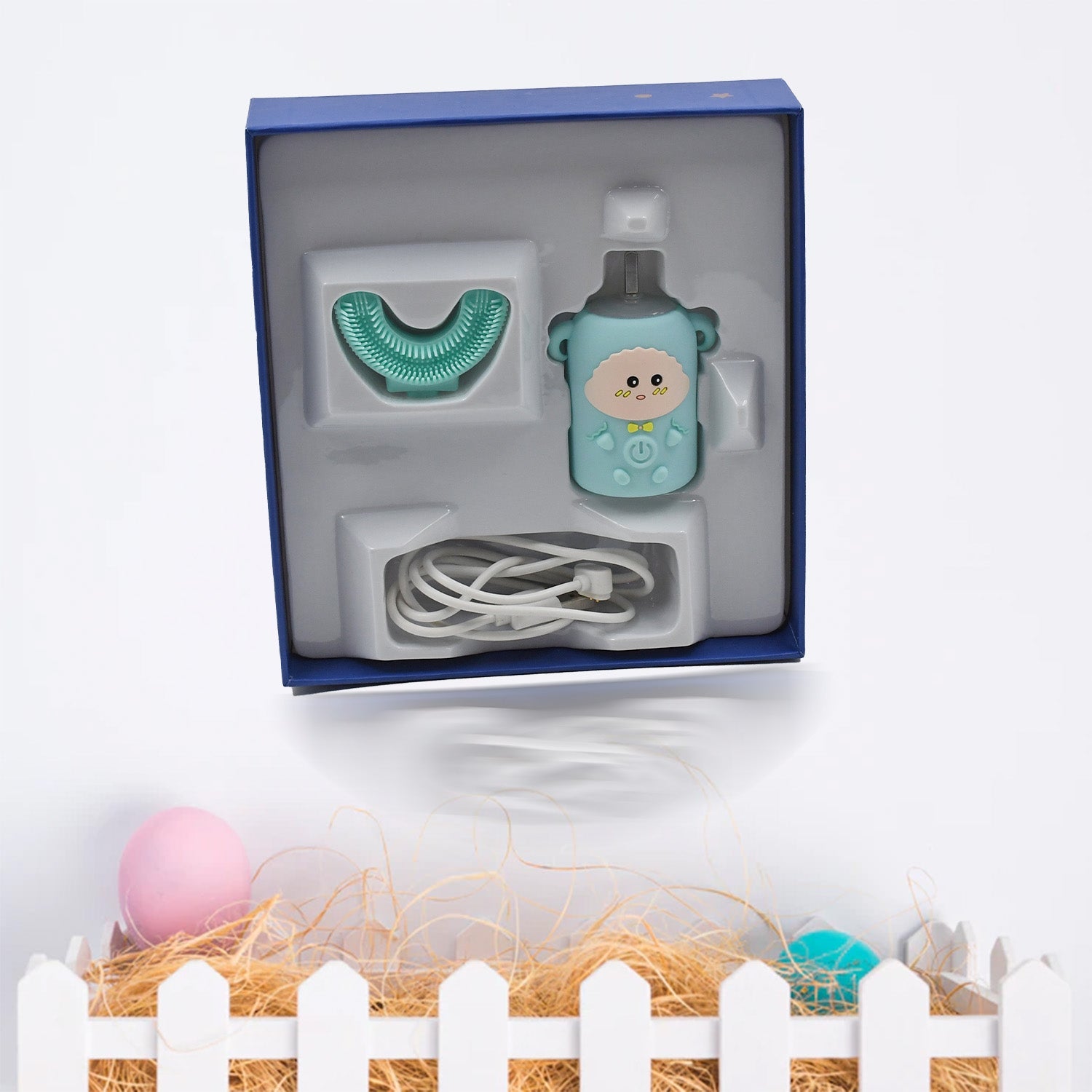 6892 Electric Toothbrush With Light & Music, Kids U-Shaped 360° USB Rechargeable Plastic Automatic Toothbrush Portable Adjustable Cleaning Whitening Toothbrush with USB Charging Function Plastic + ABS for Kids 6892 Electric Toothbrush With Light & Music, Kids U-Shaped 360° USB Rechargeable Plastic Automatic Toothbrush Portable Adjustable Cleaning Whitening Toothbrush with USB Charging Function Plastic + ABS for Kids